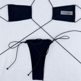 Sexy Tie String Cheeky Thong Strappy Wrap Brazilian Two Piece Bikini Swimsuit