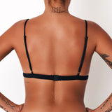 Satin Triangle Brazilian Bikini Top