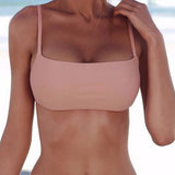Comfy Brazilian Bralette Crop Bikini Top