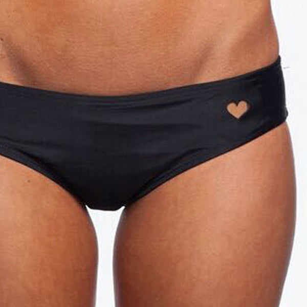 Hollow Out Heart Brazilian Bikini Cheeky Bottom