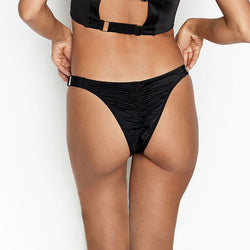 High Cut Scrunch Back Brazilian Bikini Cheeky Bottom
