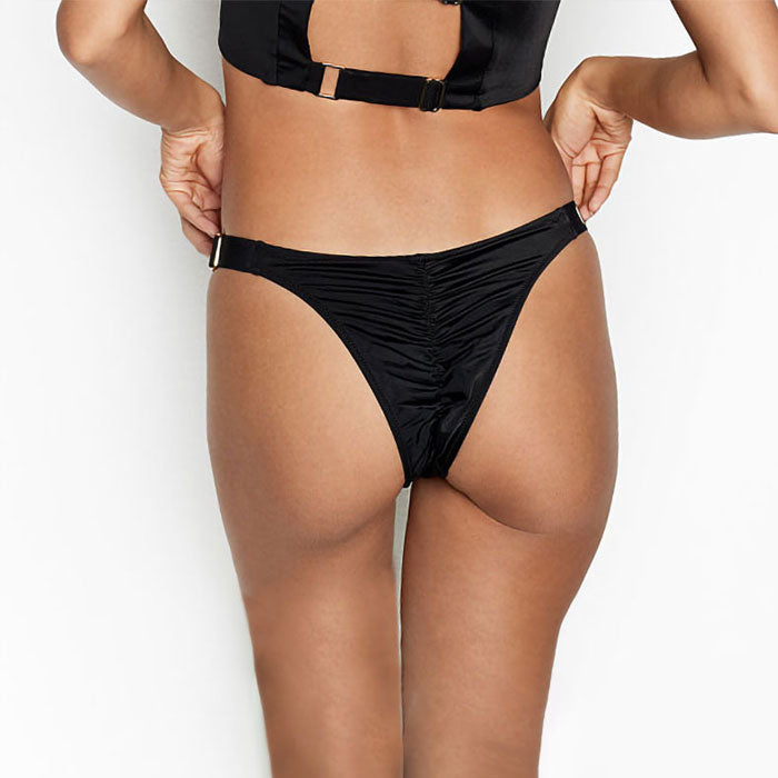 High Cut Scrunch Back Brazilian Bikini Cheeky Bottom