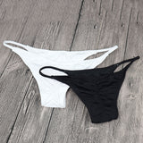 Scrunch Back String Cheeky Brazilian Bikini Bottom