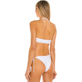 Sexy Slide Halter Tie String Brazilian Two Piece Bikini Swimsuit